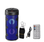 Coluna Bluetooth Portátil Karaoke Comando e Microphone c/Fio - Image 2