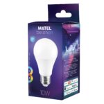 Lâmpada LED MATEL Smart Wifi Padrão E27 10W RGB