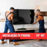 Instalação Tv na Parede - de 24 a 85 Polegadas Sem Suporte