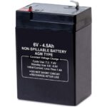 Bateria recarregável de chumbo-ácido selada BH-640, 6 V, capacidade de 4,5 Ah NEW Pmony