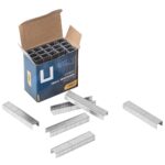 Grampos tipo D Deli Tools - 2000pçs