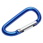 Mosquetão aluminío azul 50mm Standers