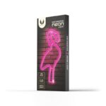 LED Neon- Flamingo Rosa -Bat + USB - Image 2