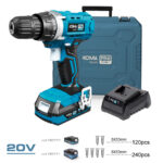 Kit Berbequim Aparafusador com 40 Acesorios  20 V Com Bateria e Carregador - Image 2