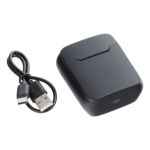 Microfone de Lapela s/fio Lightning c/estojo de carregamento S11 Preto - Image 3