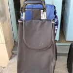 Trolley de Compras Dobrável 20L Preto – Leve, Prático e Resistente