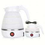 Chaleira Elétrica Dobrável 600ml 600W Branca