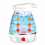 Chaleira Elétrica Dobrável 600ml 600W Branca - Image 3