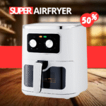 Fritadeira manual sem óleo Air Fryer de 5 litros Com Janela