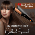 Prancha de Cabelo Sokany