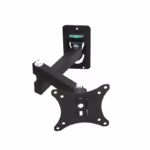 Suporte de Parede para TV HY-210 – Braço Único Swing Ajustável 10-32” com Giro