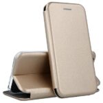 Capa ELEGANCE Book para iPhone 14 Plus Dourado