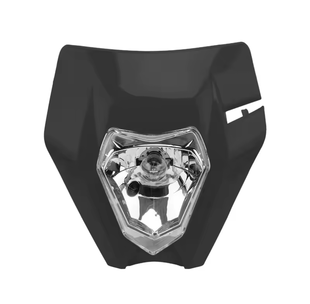 IMG_3833 Farol frontal estilo KTM com máscara universal - Preto - Image 1