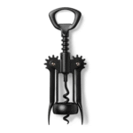 Saca-Rolhas de Alavanca Dupla – Preto