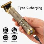 Aparador de Pelos Elétrico Profissional 2 em 1 – Máquina de Cortar Cabelo e Barba Sem Fio, Recarregável USB - Image 2