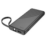 Powerbank Hoco 5000 mAh 2A com cabo USB C integrado J129 preto - Image 2