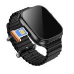 Smartwatch Hoco 1,96" TFT 4G com função de chamada DYD01 Preto