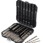 Jogo de brocas para metal, 230 peças. Estojo de plástico.