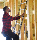 Escada Telescópica em Alumínio – 2 m | 7 Degraus - Image 3