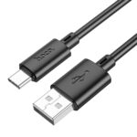 Cabo USB A para USB C Hoco 3A 1m X88 Preto