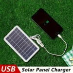 Carregador Solar Portátil com Saída USB — Energia em Qualquer Luga