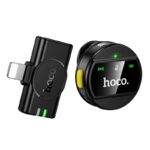 Microfone sem fio Hoco L21 Black Lightning