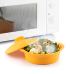 ACESSÓRIO PARA COZER A VAPOR DE SILICONE MULTIFUNÇÕES COM RECEITAS SILICOTTE INNOVAGOODS