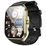 Smartwatch Hoco AMOLED de 1,96" com classificação IP67, função de chamada, cor dourada (Y28).
