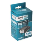 Bateria de Ions de Litio  20 V 2,0 Ah 11,7 x 7,5 x 4,6 cm - Koma Tools - Image 3