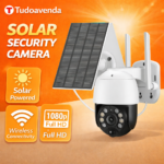 Câmara de Vigilância 360º com Painel Solar Wifi