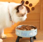 Tigelas Elevadas em Aço Inoxidável para Animais de Estimação com Design Anti-Queda e Antiderrapante, Apresentando Padrões Fofos, Adequadas para Gatos e Cães Pequenos Comer e Beber. - Image 9