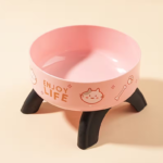 Tigelas Elevadas em Aço Inoxidável para Animais de Estimação com Design Anti-Queda e Antiderrapante, Apresentando Padrões Fofos, Adequadas para Gatos e Cães Pequenos Comer e Beber. - Image 10