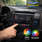 Reprodutor MP5 Multimédia para Carro com Ecrã Tátil 7 Cores - Image 2