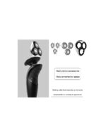 Máquina de Barbear Elétrica 4 em 1 QA-T657 - Image 5