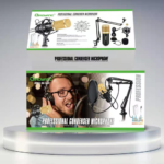 Microfone Condensador Profissional QA-T596