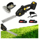 Aparador de sebes elétrico sem fio para arbustos e galhos