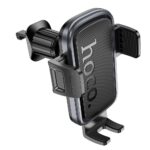 Suporte universal para celular Hoco para grade H78, preto e cinza. - Image 5