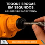 Martelo rotativo sem escovas, 20V, 1,5J, bateria de 2Ah, estojo, sem fio - Image 4