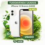 Apple iPhone 12 64GB Branco- Usado Grade A