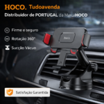 Suporte universal para celular Hoco para para-brisa/painel H22 preto