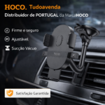 Suporte universal para Smartphone Hoco para para-brisa/painel H20 preto