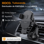 Suporte universal para Smartphone Hoco para para-brisa/painel H19 preto