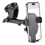 Suporte universal para Smartphone Hoco para para-brisa/painel H19 preto - Image 6