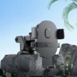 Suporte universal para Smartphone Hoco para para-brisa/painel H19 preto - Image 3