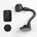 Suporte magnético para smartphone Hoco para para-brisa/painel CA55 preto - Image 4