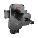 Suporte universal para celular Hoco para grade H78, preto e cinza. - Image 8